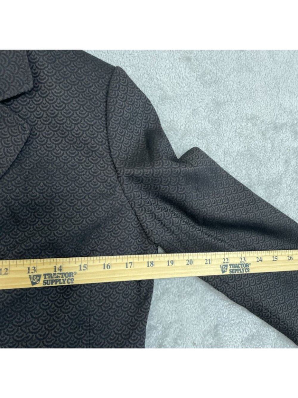 Tahari Arthur S. Levine Women's 6 Textured Black & Brown Blazer P0921 - Picture 4 of 10